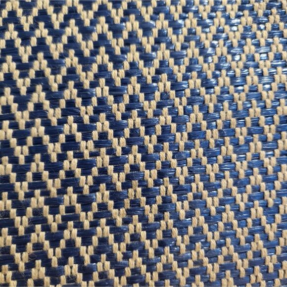 MARC BY MARC JACOBS BLUE ISLE DE SEA TINA WOVEN TOTE PURSE DESIGNER BAG - Picture 12 of 16